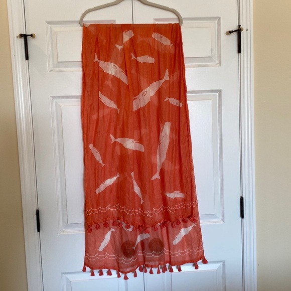 Loft Lightweight Scarf - 76” - Orange - NWOT - Picture 2 of 4